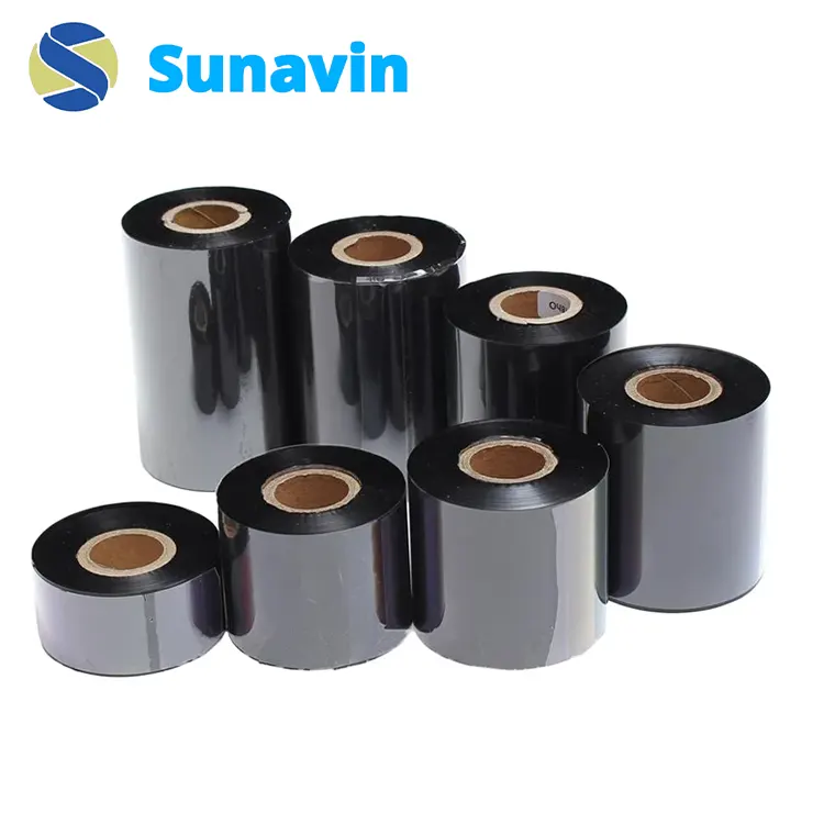 Siyah TTR Balmumu Şerit Rulosu 110x300-02