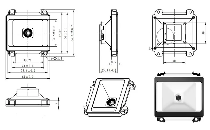 Sunavin SV-200F Gömülü Barkod Okuyucu Modülü-04