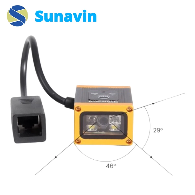 Sunavin SV-90X Průmyslový skener čárových kódů QR s pevnou montáží-02