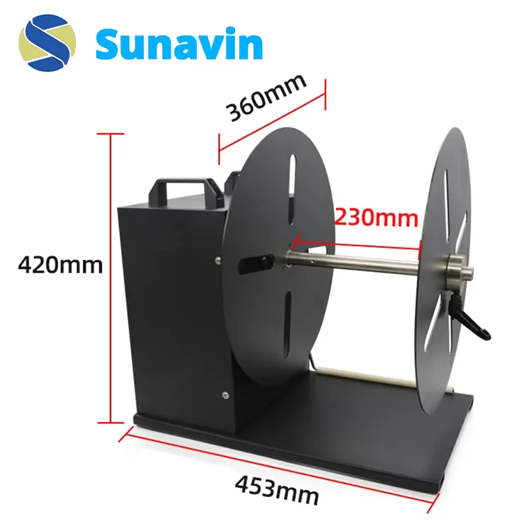 SV-A6 A8 A9 OEM ODM Mesin Rewinder Label Otomatis-05